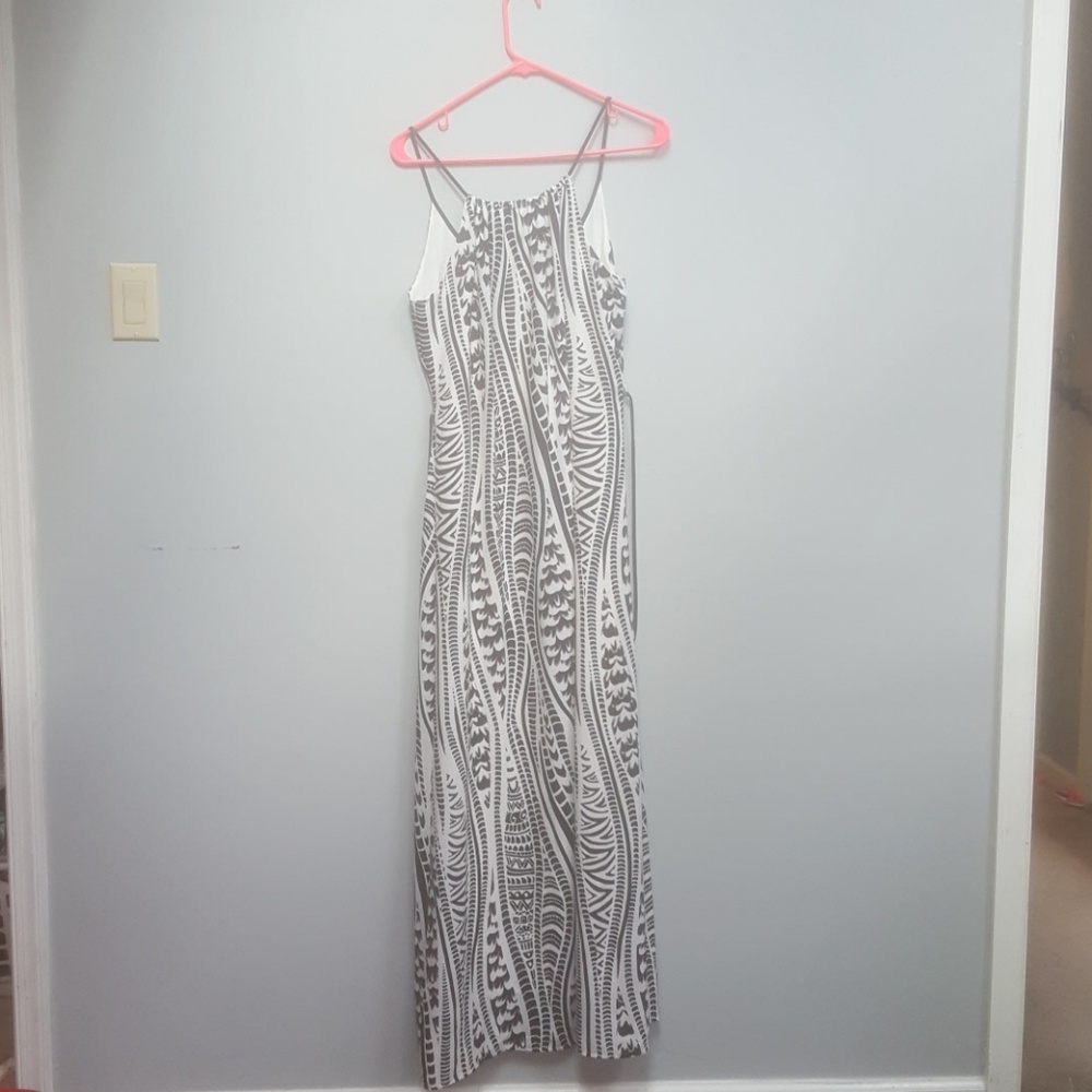 Long Tribal Print Dress